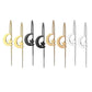 1 Paar Damen Ohrringe Durchzieher Mond Stern Anhänger Ohrringe Ohrstecker Chirurgenstahl Gold Schwarz Roségold Silber