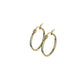 1 Paar Damen CREOLEN Ohrringe Ohrstecker Chirurgenstahl Gold 10 15 20 25 30 35 40 45 50 55 60 65 70 75 mm
