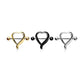 Brustwarzenpiercing Herz Brustpiercing Nippelpiercing Intimpiercing Chirurgenstahl Gold Silber Schwarz Stab 1,6/19mm