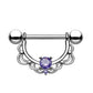 FILIGRANER Bogen Brustwarzenpiercing Intimpiercing Nippelpiercing Opal Edelstahl Gold Silber ROSÉGOLD 1,2mm / 1,6mm 16mm