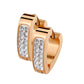 Damen 1 Paar Kristall Triangel Creolen Ohrringe Schmuck Ohrstecker Chirurgenstahl Multicolor
