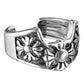 Ohrklemme FLEUR DE LIS KREUZ Ohrringe Ohrclip Fake-Piercing Messing Silber Gold