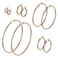 1 Paar Damen CREOLEN Ohrringe Ohrstecker Chirurgenstahl Roségold 10 15 20 25 30 35 40 45 50 55 60 65 70 75 mm