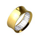 Ohrtunnel Glitzer-Steine Kristalle Ohrpiercing Ohrschmuck Chirurgenstahl Plug Sattelverschluss Silber Gold Schwarz Clear 8-25mm