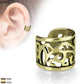 Ohrklemme VINTAGE DESIGN CUT OUT Ohrringe Ohrclip Fake-Piercing Messing Silber Gold