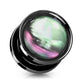 Ohrplug Bunt Schwarz Ohrpiercing Chirurgenstahl Ohrschmuck Tunnel 6-16mm Schraubverschluss