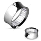 Ohrtunnel Glitzer-Steine Kristalle Ohrpiercing Ohrschmuck Chirurgenstahl Plug Sattelverschluss Silber Gold Schwarz Clear 8-25mm
