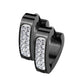 Damen 1 Paar Kristall Triangel Creolen Ohrringe Schmuck Ohrstecker Chirurgenstahl Multicolor