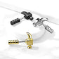 Knorpel Ohrstecker Hammer Cartilage Labret Piercings Tragus Gold Schwarz Silber Edelstahl Schraubverschluss