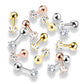 1 Knorpel Ohrstecker Zirkonia Clear 3/4mm Stern Cartilage Labret Piercing Tragus viele Farben Edelstahl Schraubverschluss Steg 6mm
