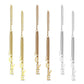 1 Paar Damen Ohrringe Durchzieher Ketten-Anhänger Wort LOVE Ohrringe Ohrstecker Chirurgenstahl Gold Roségold Silber