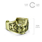 Ohrklemme FLEUR DE LIS KREUZ Ohrringe Ohrclip Fake-Piercing Messing Silber Gold