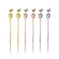 1 Paar Damen Ohrringe 2 Ton Schmetterling Ketten Anhänger e Ohrstecker Chirurgenstahl Gold Roségold Silber Länge 92mm