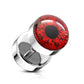 Fake Ohrplug Auge Ohrpiercing Ohrschmuck Chirurgenstahl Schraubverschluss Silber Blau Grün Rot 8mm