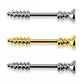 Schraube Brustwarzenpiercing Intimpiercing Brustpiercing Nippelpiercing Edelstahl HÄMATIT Gold Silber 1,6mm 11mm