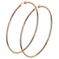 1 Paar Damen CREOLEN Ohrringe Ohrstecker Chirurgenstahl Roségold 10 15 20 25 30 35 40 45 50 55 60 65 70 75 mm