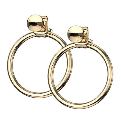 1 Paar Damen e Ring Ohrringe Ohrstecker Chirurgenstahl Multicolor