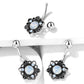 Bauchnabelpiercing Opal-Optik Antik-Silber Nabelpiercing Chirurgenstahl Bananabell Silber Rosa Grün Weiß Stab 1,6/10mm