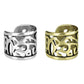 Ohrklemme VINTAGE DESIGN CUT OUT Ohrringe Ohrclip Fake-Piercing Messing Silber Gold