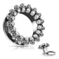 Ohrtunnel Silber Totenkopf-Kreis Chirurgenstahl Ohrpiercing Ohrschmuck Plug Screw Fit Flesh Schraubverschluss 6-25mm