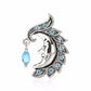 Bauchnabelpiercing MOND-Gesicht Zirkonia Anhänger 1,6mm 10mm Nabelpiercing Edelstahl Chirurgenstahl Bananabell Clear Pink Aqua
