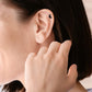 1 Knorpel Ohrstecker Flat Top Halb-Mond Cartilage Labret Piercings Tragus viele Farben Edelstahl Schraubverschluss Steg 6/1,2mm