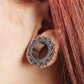 Ohrtunnel Filigrane Tribal-Herzen Silber Ohrpiercing Ohrschmuck Plug 6-25mm Screw Fit Flesh Schraubverschluss