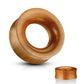 Ohrtunnel KONKAVES Design Ohrpiercing Ohrschmuck ORGANISCHES Holz Plug Sattelverschluss Braun Schwarz 5-25mm