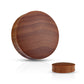 Ohrplug ORGANISCHES Holz Ohrpiercing Ohrschmuck Tunnel Sattelverschluss Hellbraun Braun Dunkelbraun 4-35mm