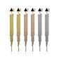 1 Paar Damen Ohrringe Enamel Dreieck Ketten Anhänger e Ohrstecker Chirurgenstahl Schwarz Gold Roségold Silber Länge 85,7mm