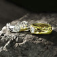 Ohrklemme KELTISCHES TRIBAL CUT OUT ZIRKONIA clear Ohrringe Ohrclip Fake-Piercing Messing Silber Gold