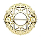 Ring TRIBAL Herzen Brustwarzenpiercing Intimpiercing Brustpiercing Edelstahl 14 Karat VERGOLDET Silber ROSÈGOLD 1,6mm 19mm