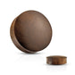 Ohrplug ORGANISCHES Holz Ohrpiercing Ohrschmuck Tunnel Sattelverschluss Hellbraun Braun Dunkelbraun 4-35mm