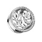 Ohrplug Blumen REBEN ZIRKONIA Ohrpiercing Ohrschmuck Chirurgenstahl Tunnel Sattelverschluss Silber Gold Roségold Clear 6-16mm