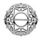 Ring TRIBAL Herzen Brustwarzenpiercing Intimpiercing Brustpiercing Edelstahl 14 Karat VERGOLDET Silber ROSÈGOLD 1,6mm 19mm