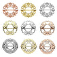 Ring TRIBAL Herzen Brustwarzenpiercing Intimpiercing Brustpiercing Edelstahl 14 Karat VERGOLDET Silber ROSÈGOLD 1,6mm 19mm
